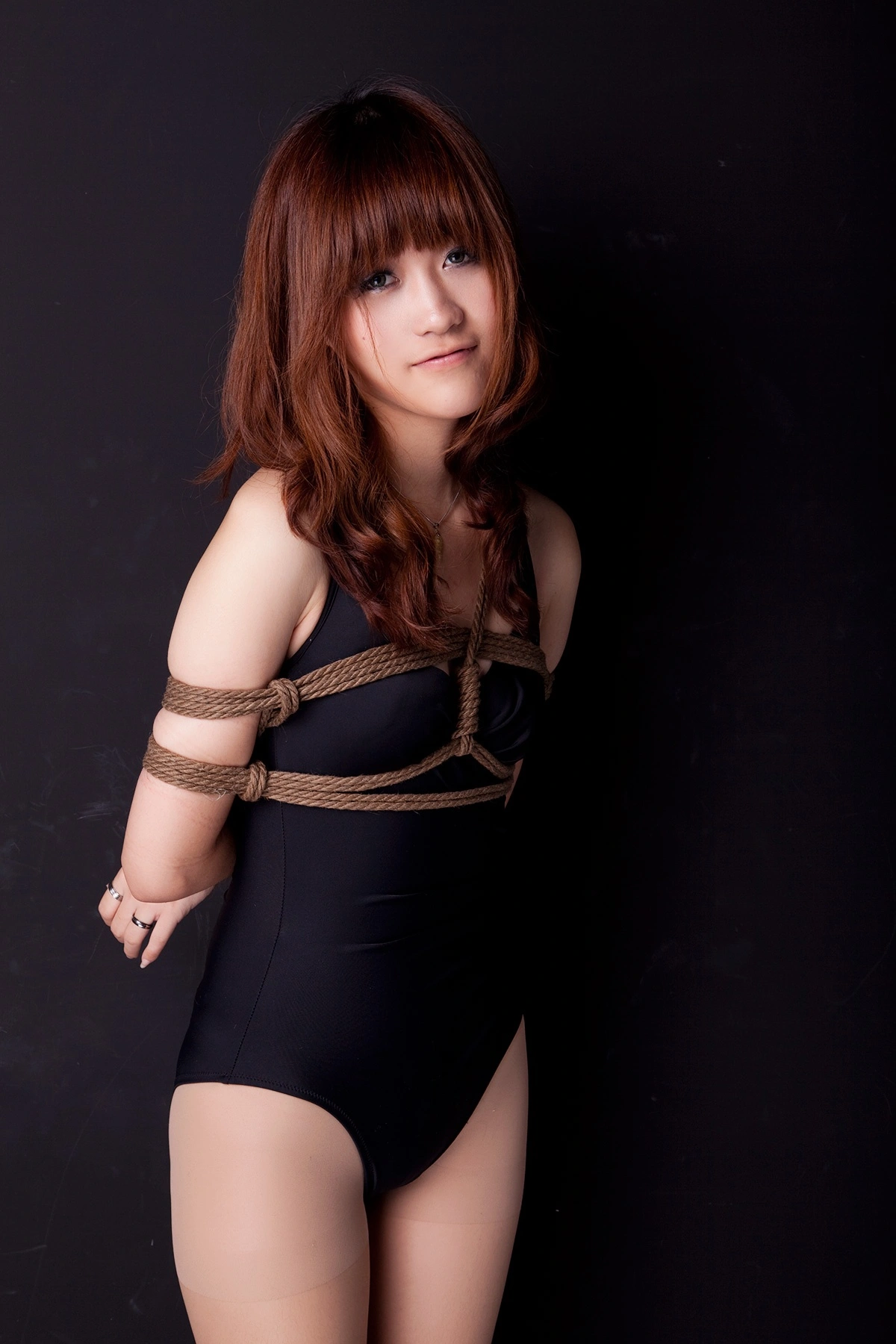[禁忌摄影]Taboo-love NO.105 TyingArt 縛リ芸術 Lala Black Lace 1 2